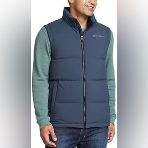 NWOT - Men’s Navy Down Vest [Eddie Bauer]